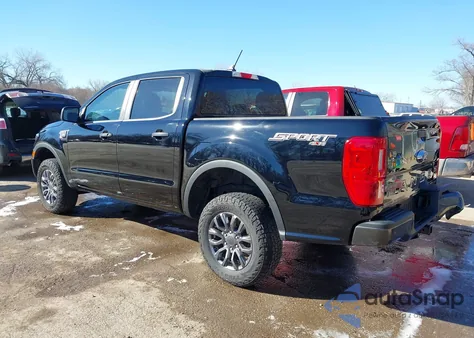 2021 Ford Ranger Xlt z USA, uszkodzony, nr VIN 1FTER4FH0MLD22948